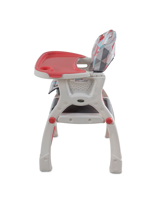 Silla Comedor Bebe Kinder City Rosa 2 en1 5