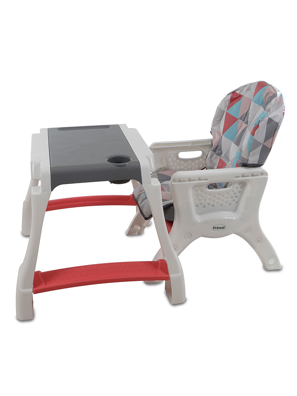 Silla Comedor Bebe Kinder City Rosa 2 en1 2