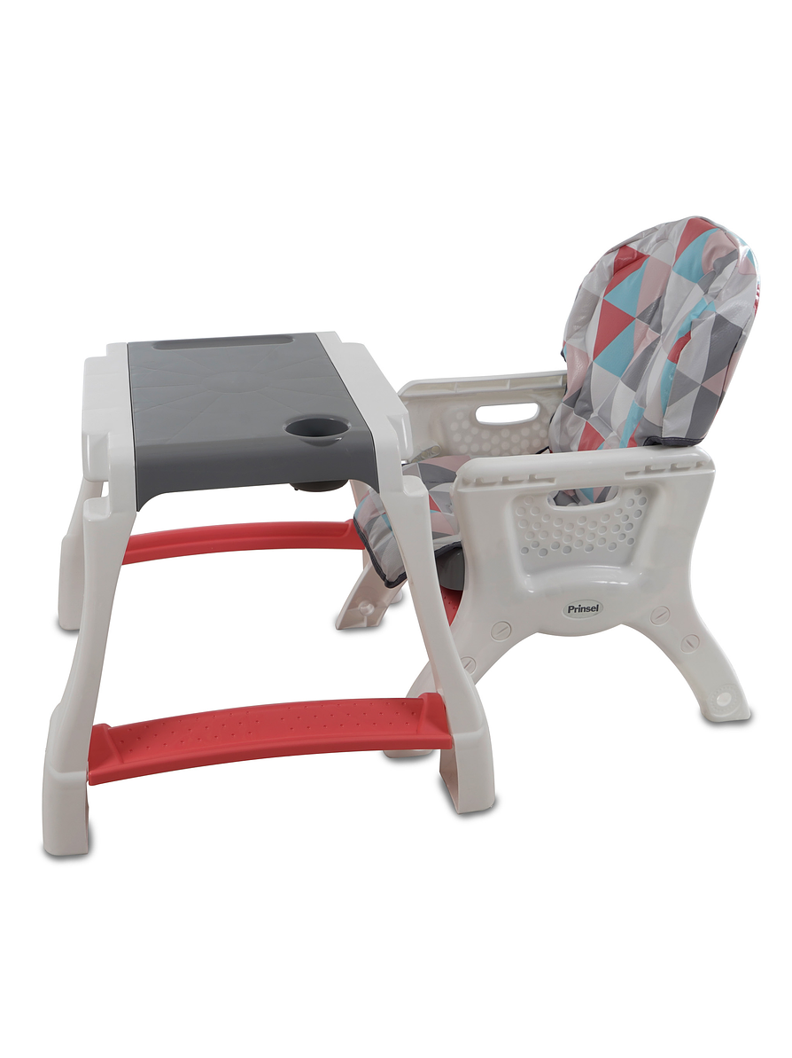 Silla Comedor Bebe Kinder City Rosa 2 en1 2