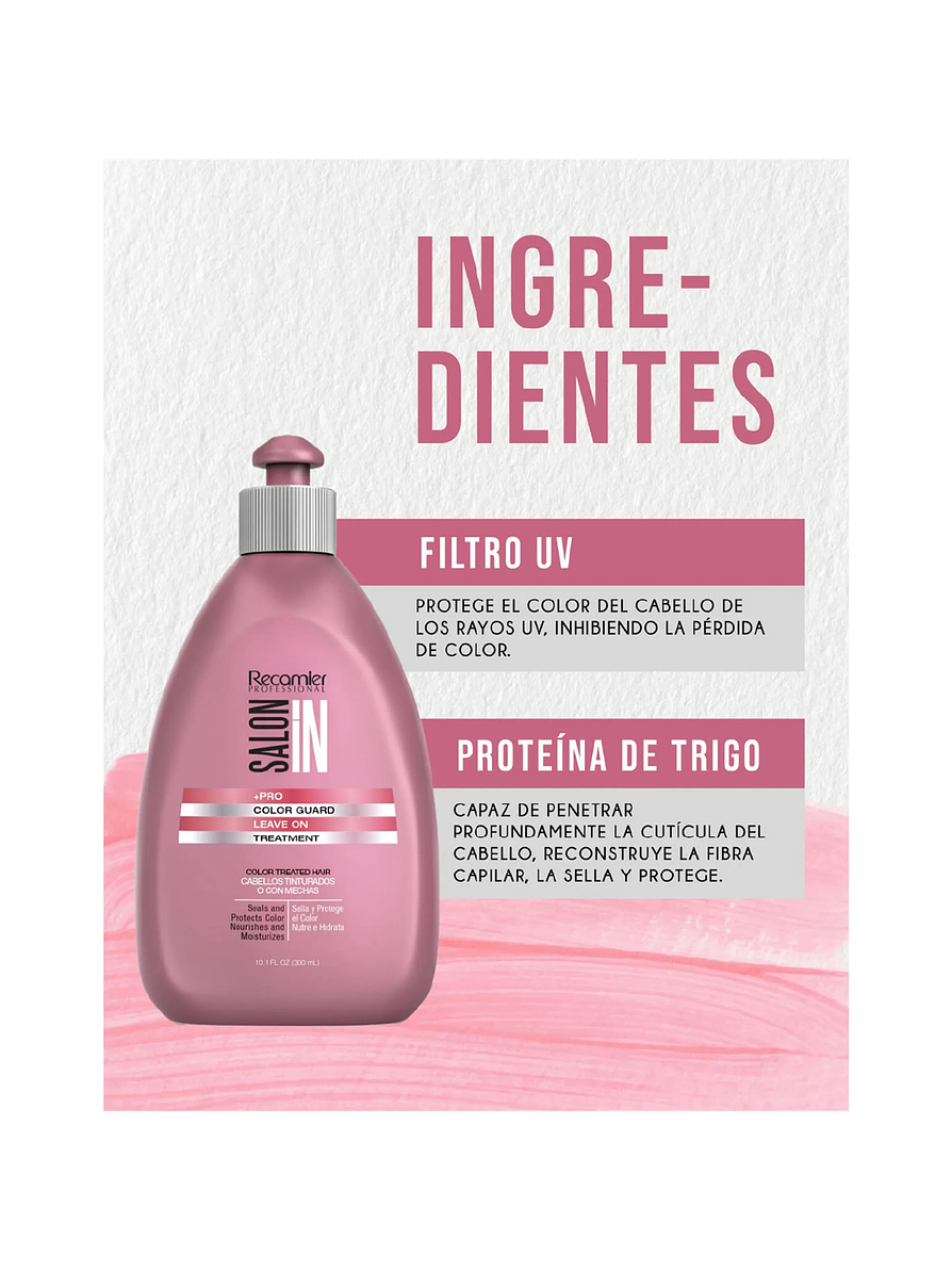 Tratamiento sin enjuague Color Guard Salon In 300 ml 2