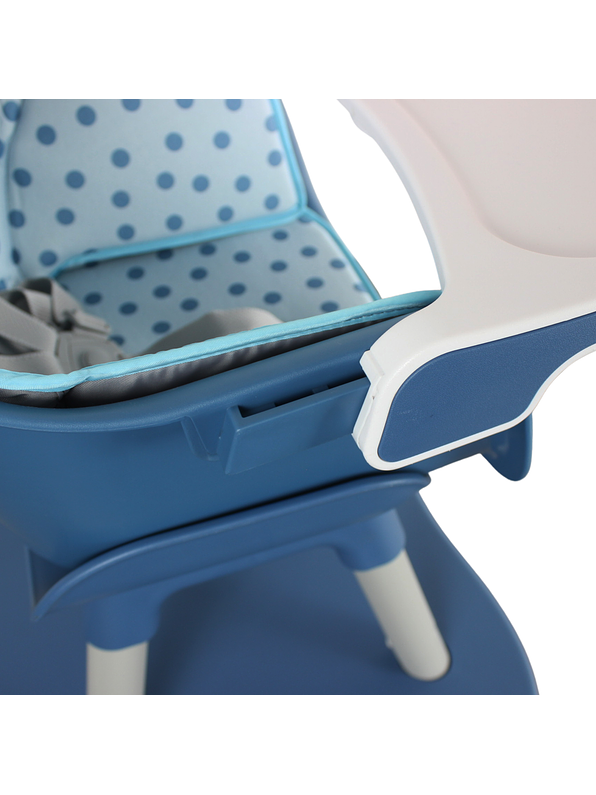 Silla Comedor Baby Desk 3 En 1  Blue 6