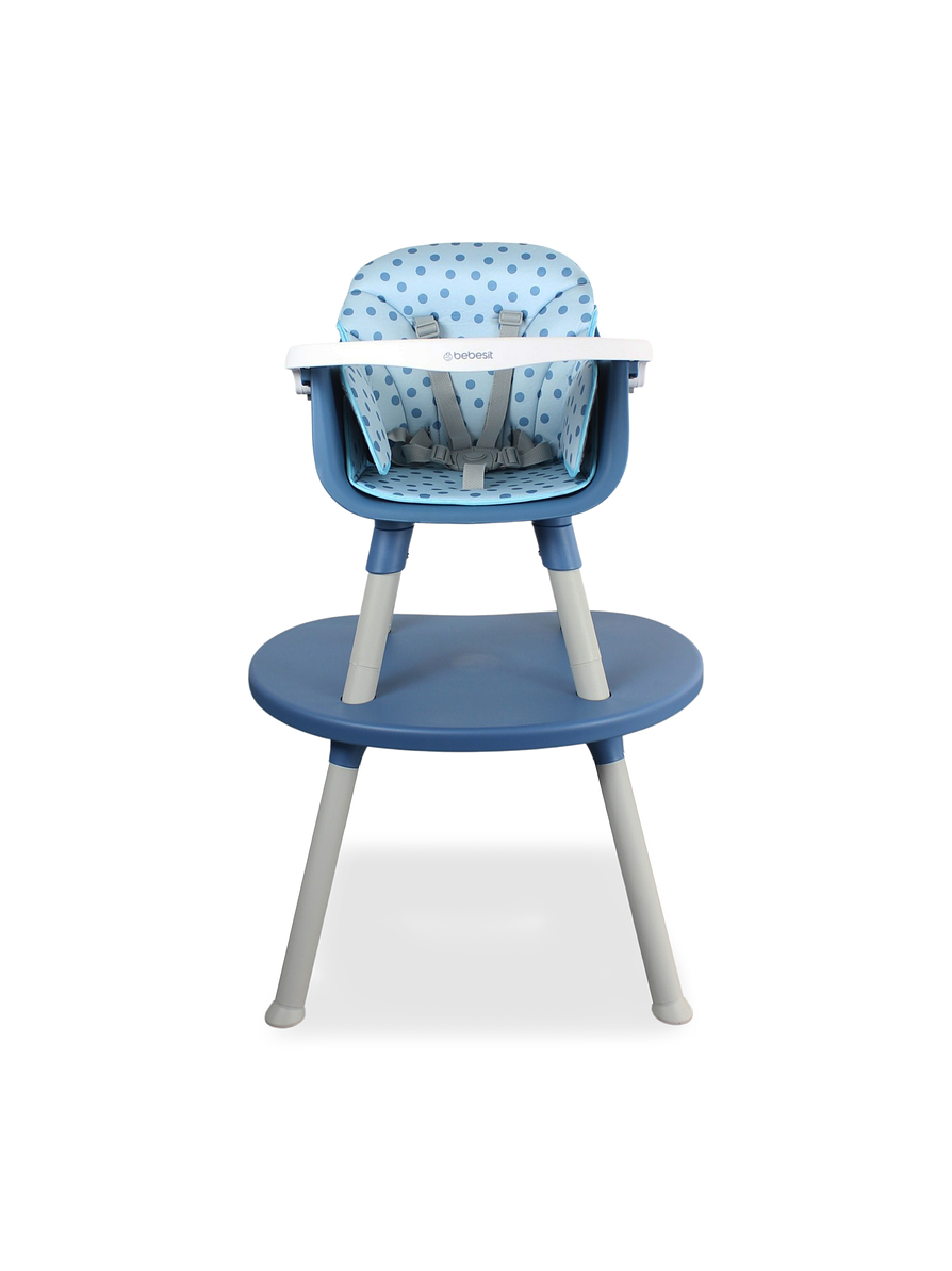 Silla Comedor Baby Desk 3 En 1  Blue 3