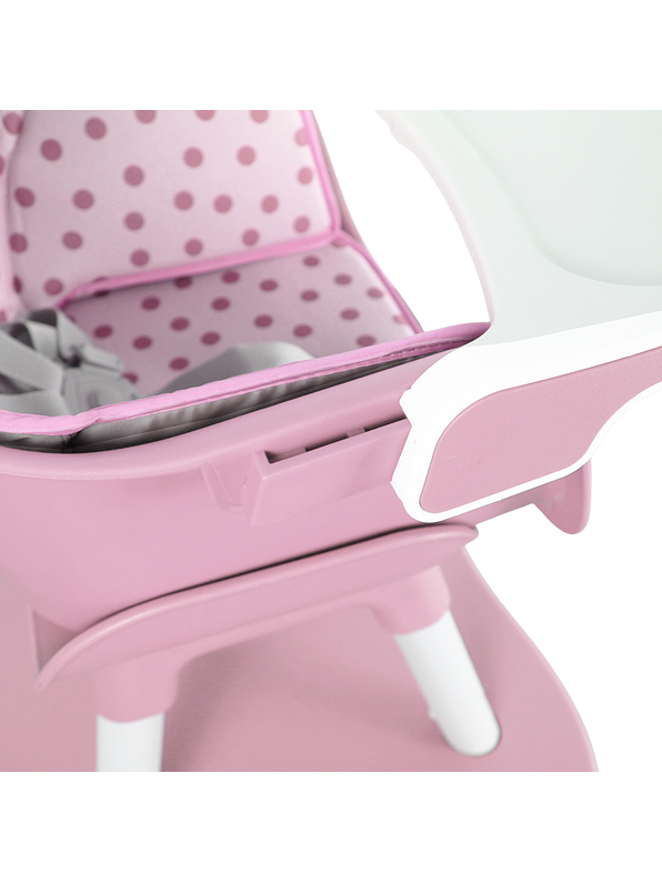 Silla Comedor Baby Desk 3 en 1  Pink 6