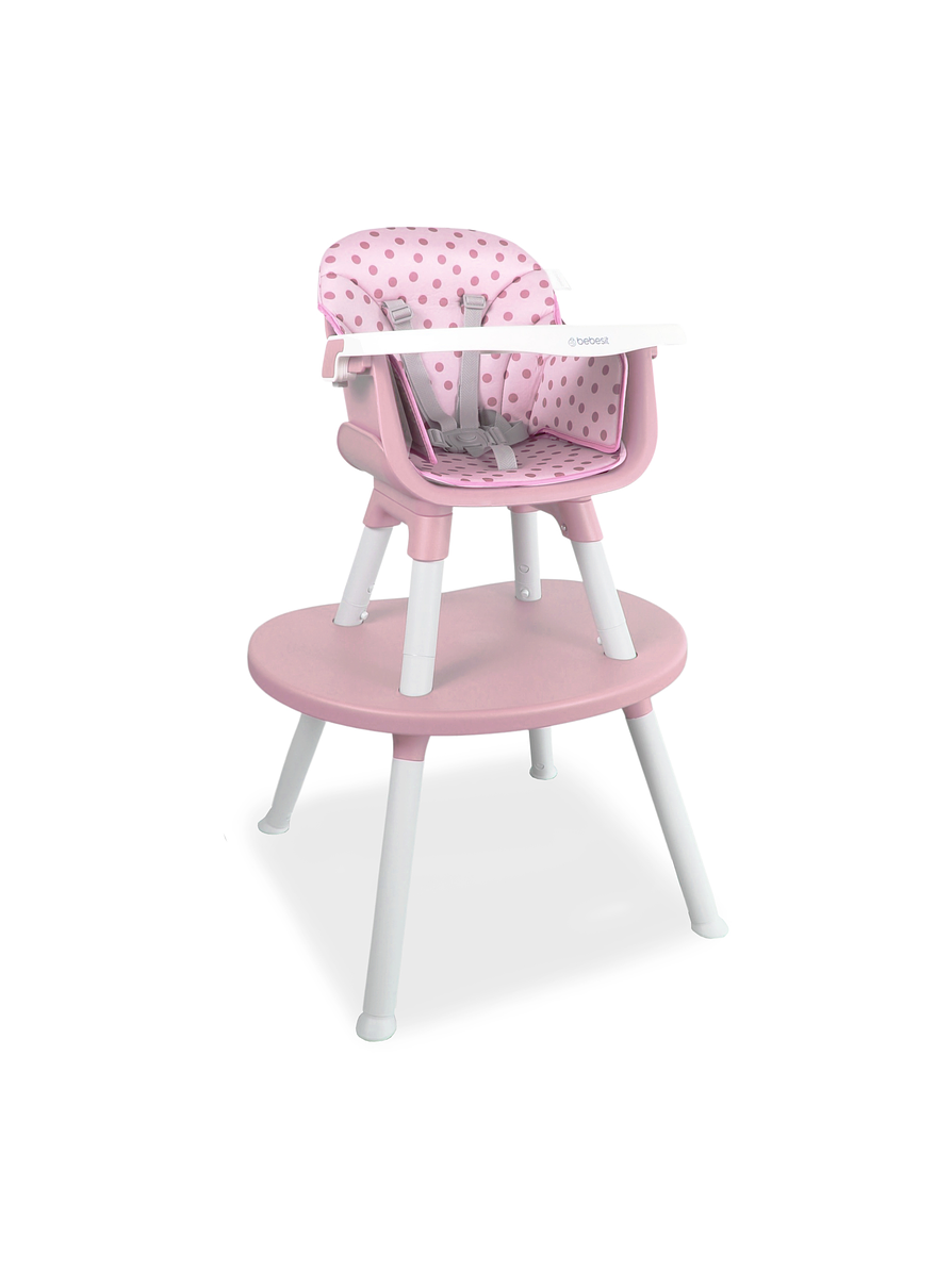 Silla Comedor Baby Desk 3 en 1  Pink 1