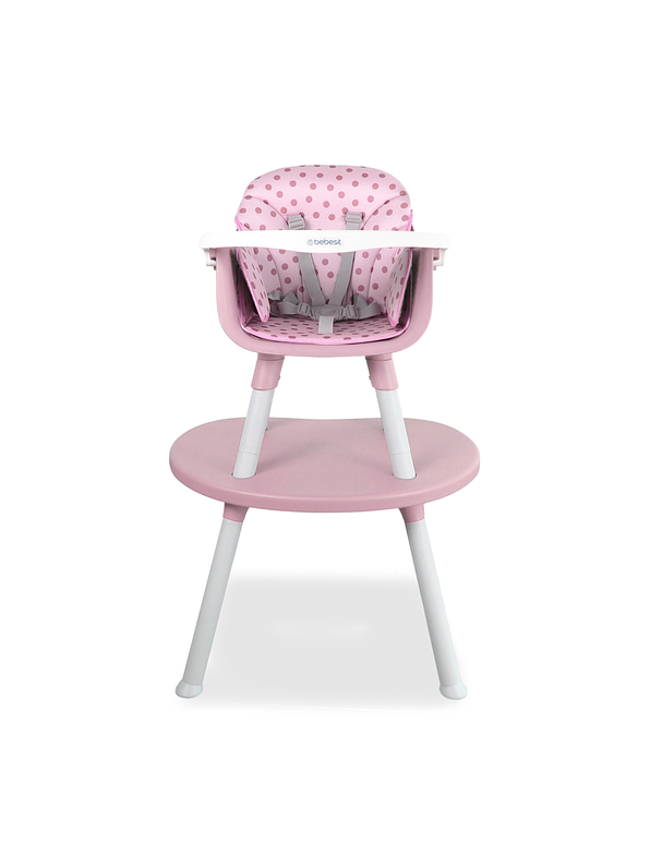 Silla Comedor Baby Desk 3 en 1  Pink 4