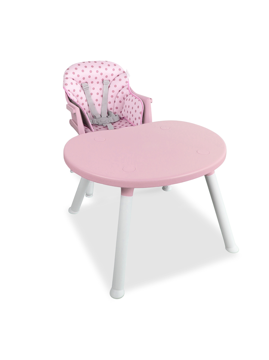 Silla Comedor Baby Desk 3 en 1  Pink 2