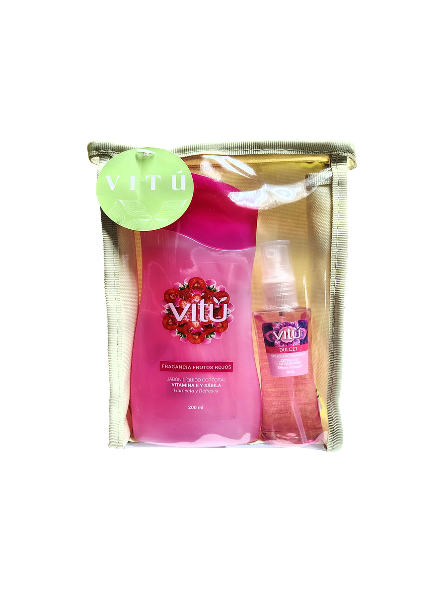 Estuche Vitú Jabon Liquido Corporal + Splash Dulcet 65 Ml 1