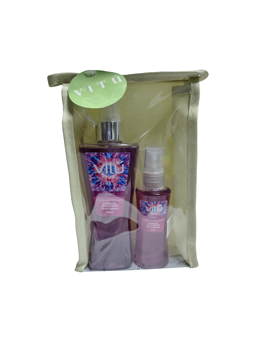 Estuche Vitú Splash Chic 65 + 240 Ml 1