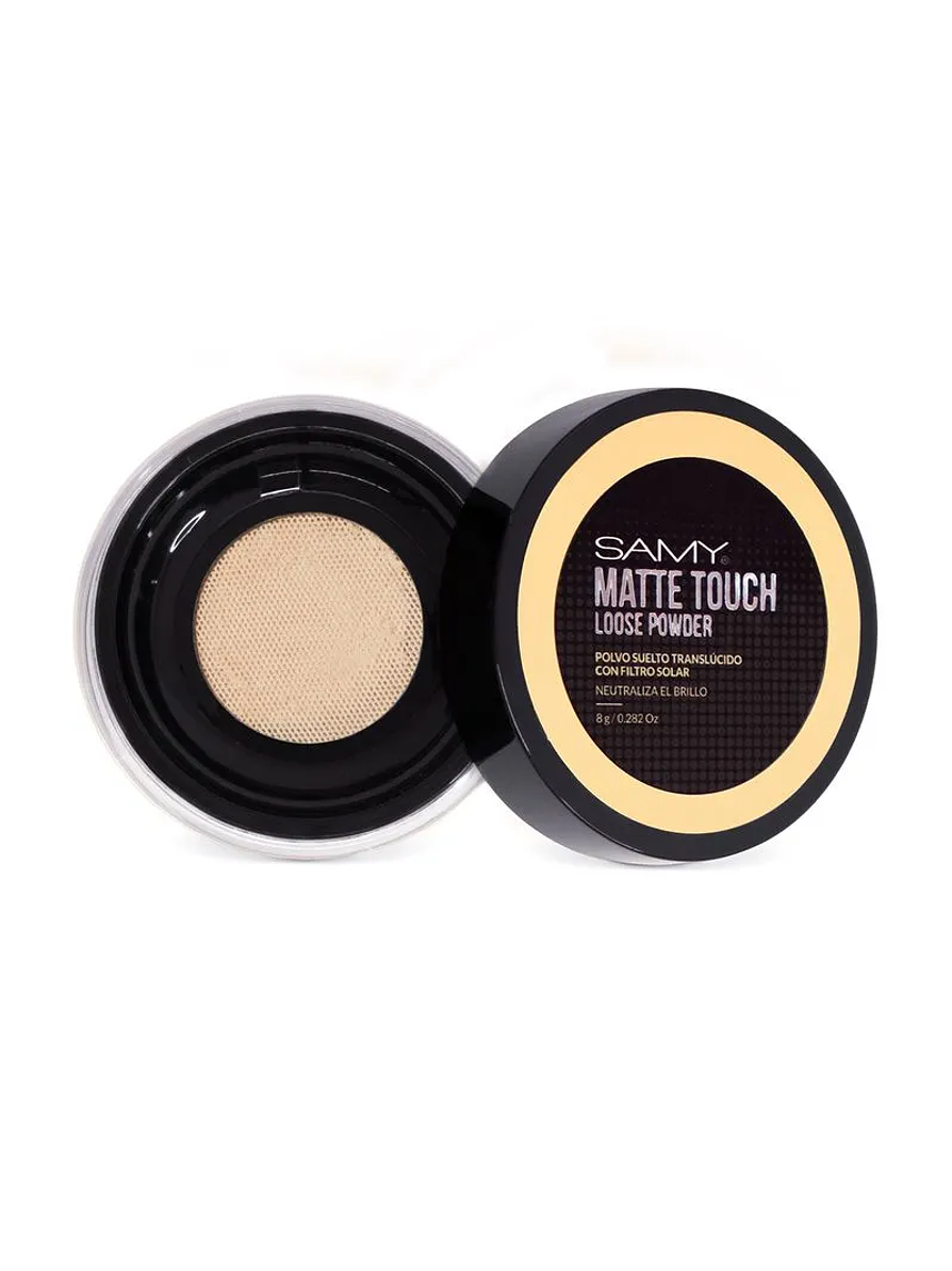 Polvo Suelto Translúcido Matte Touch Samy 1