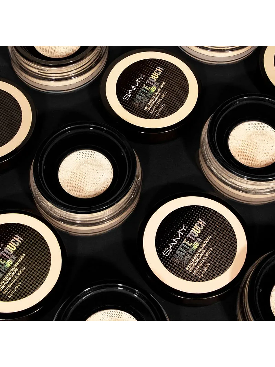 Polvo Suelto Translúcido Matte Touch Samy 2