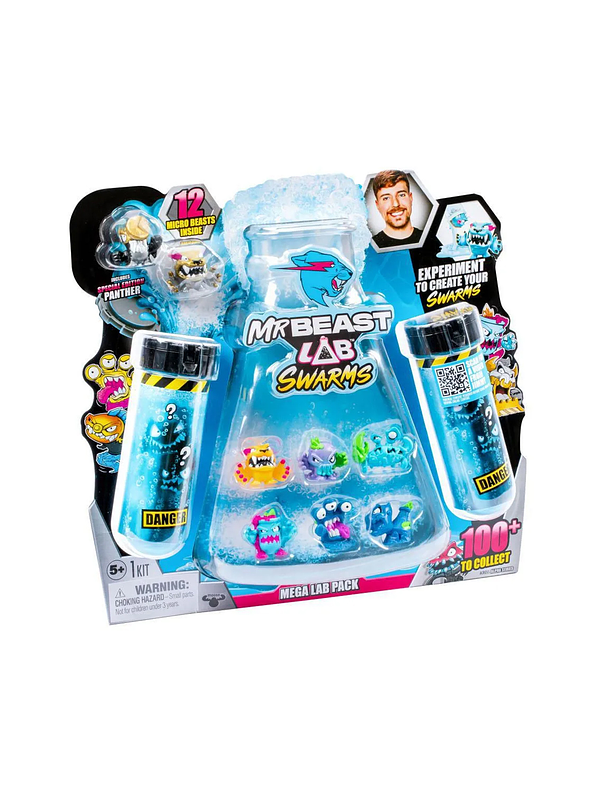 Mr Beast Lab Biomites tubo de ensayo x 12 monstruos surtido 1