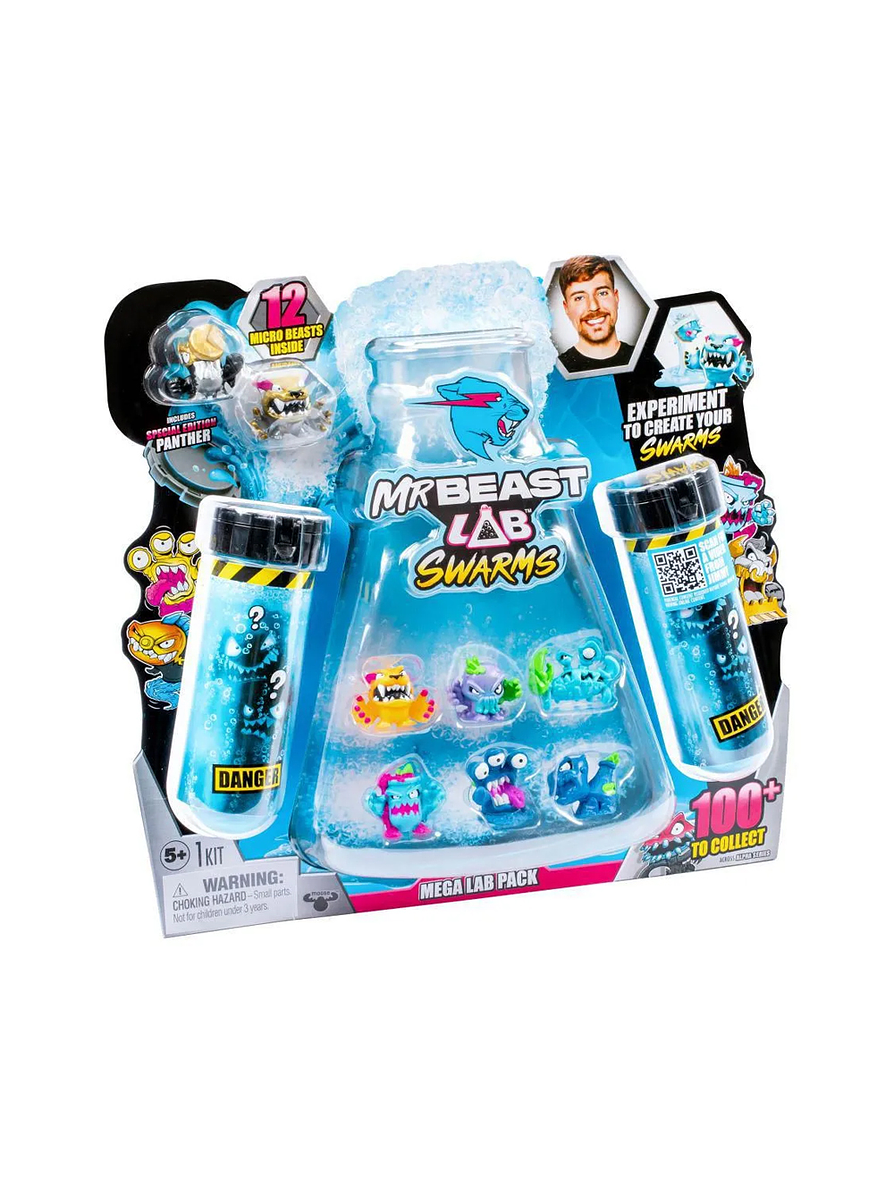 Mr Beast Lab Biomites tubo de ensayo x 12 monstruos surtido 1