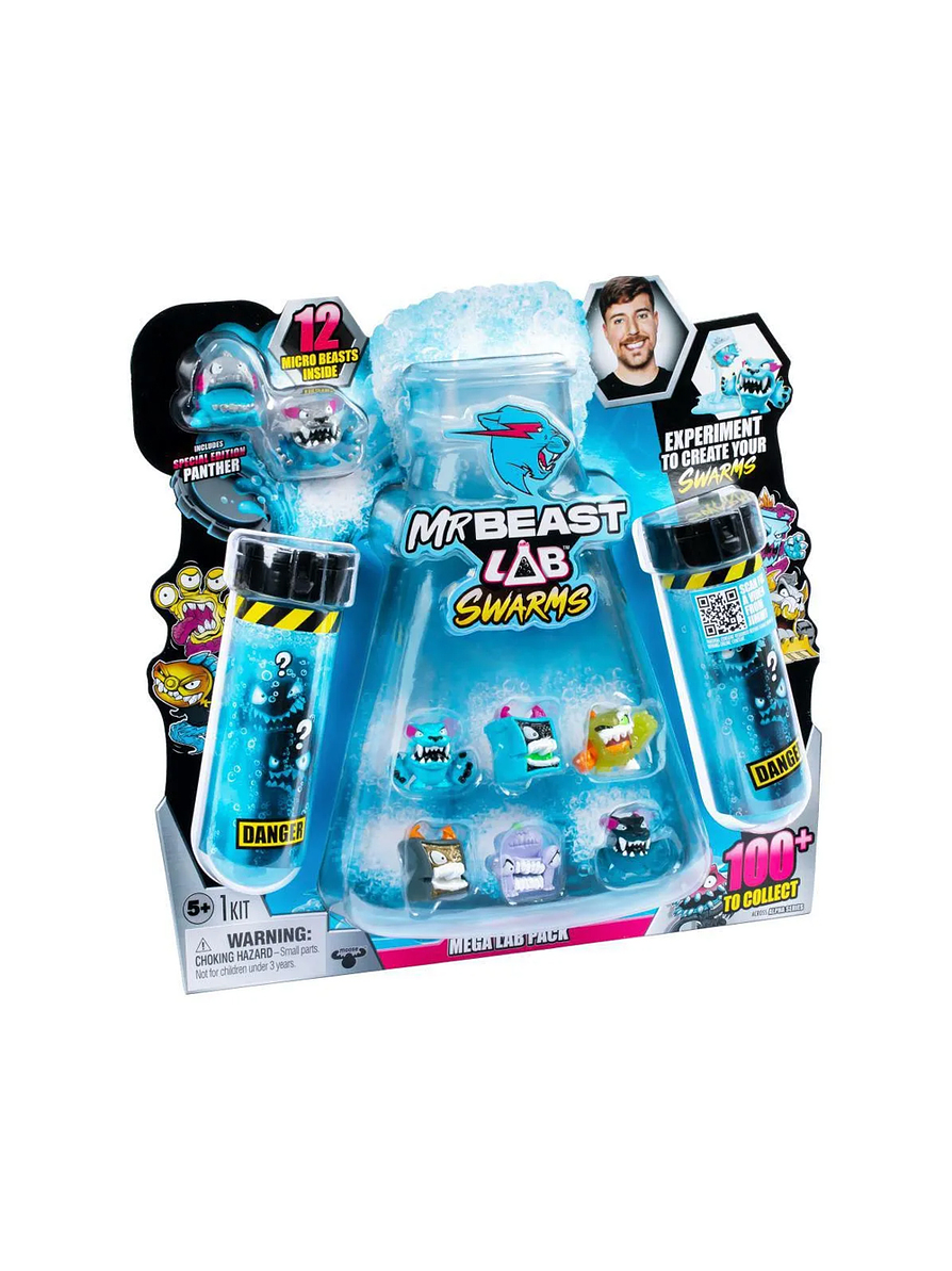 Mr Beast Lab Biomites tubo de ensayo x 12 monstruos surtido 2