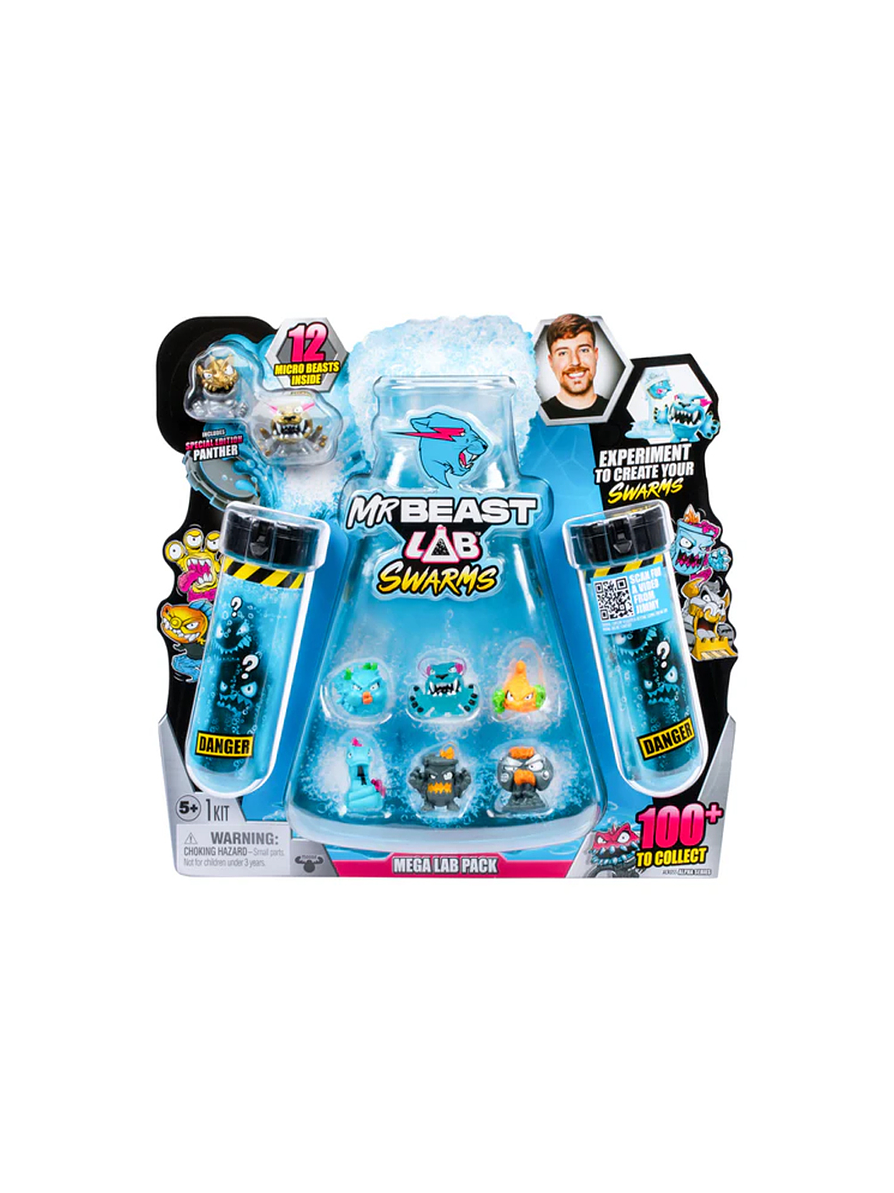 Mr Beast Lab Biomites tubo de ensayo x 12 monstruos surtido 3