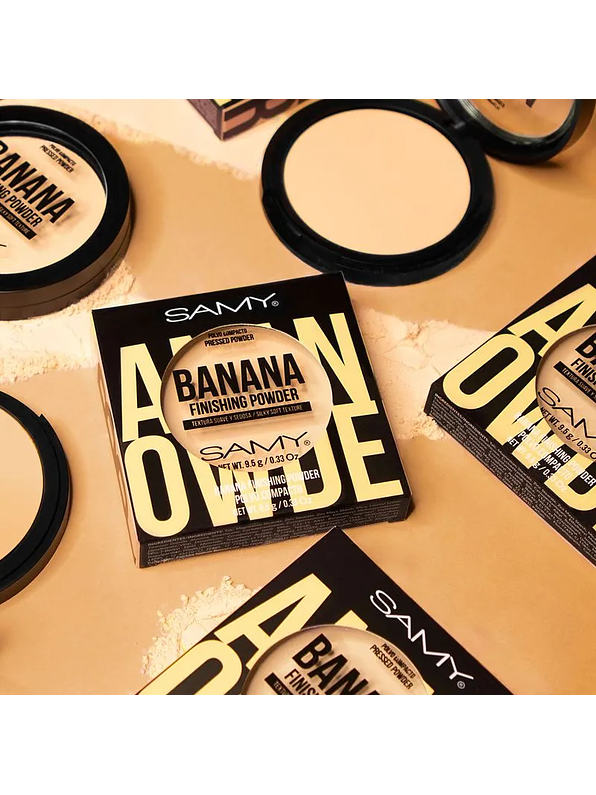 Polvo compacto banana Samy 2