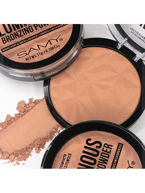 Polvo compacto bronceador luminoso Samy 3