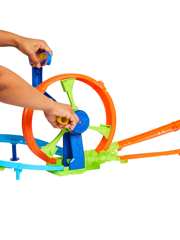 Hot Wheels conjunto de juego rapid launch & loop 2
