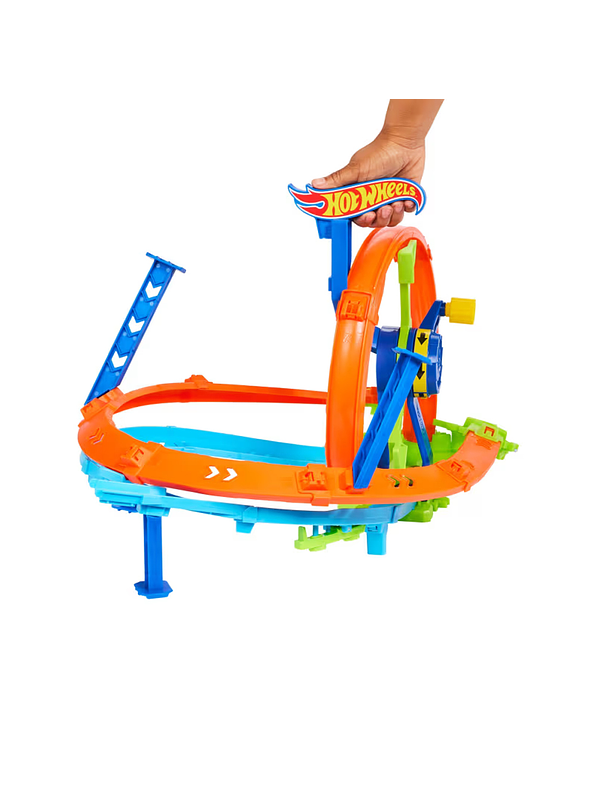 Hot Wheels conjunto de juego rapid launch & loop 4