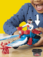 Play Doh Marvel Capitán América moto cortadora Hasbro - Miniatura 3