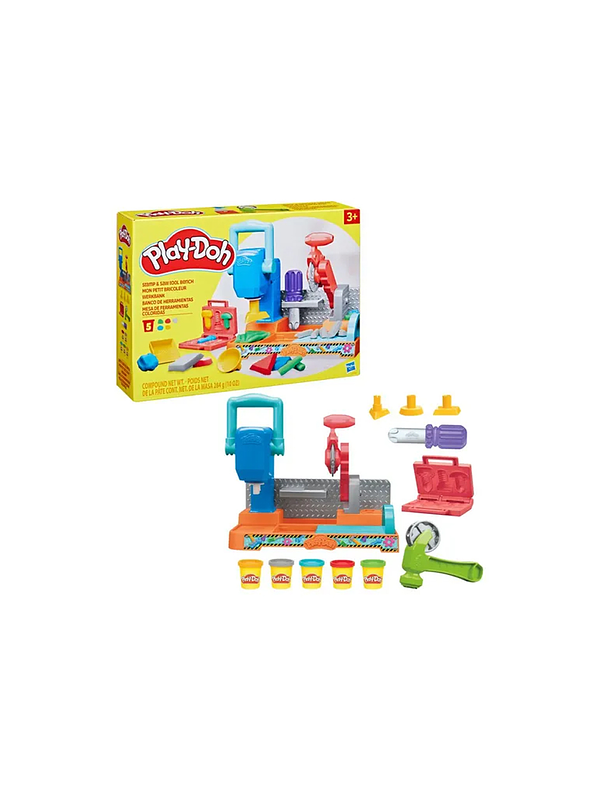 Play Doh banco de herramientas Hasbro 3