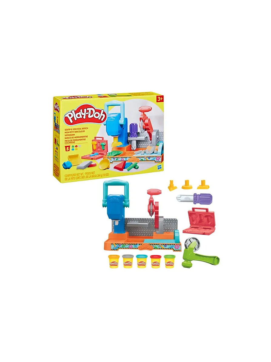 Play Doh banco de herramientas Hasbro 3