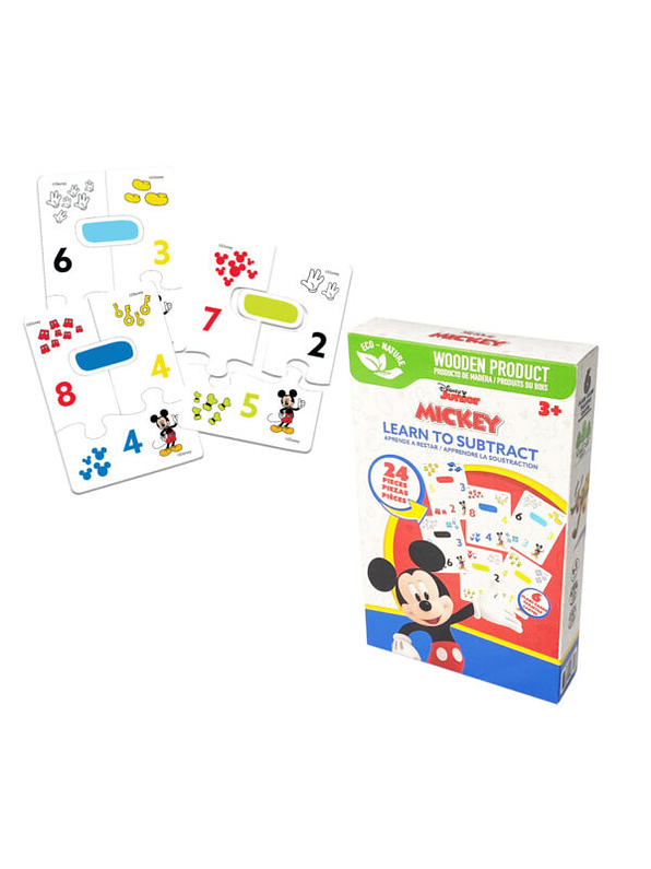 Tarjetas Didácticas - Restas Mickey 1