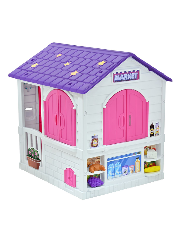 Playhouse 2 en 1 Casita y Supermercado 6