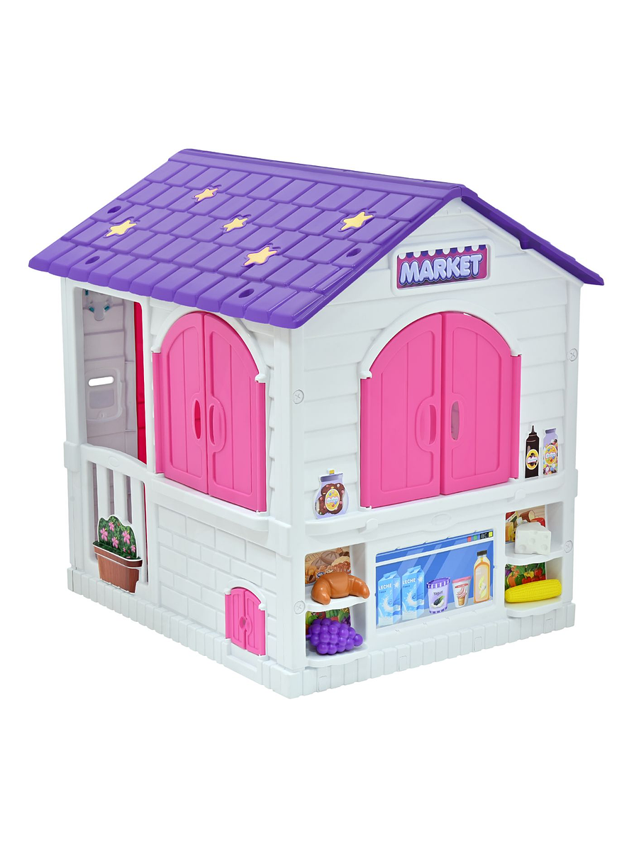 Playhouse 2 en 1 Casita y Supermercado 6