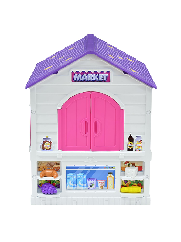 Playhouse 2 en 1 Casita y Supermercado 3