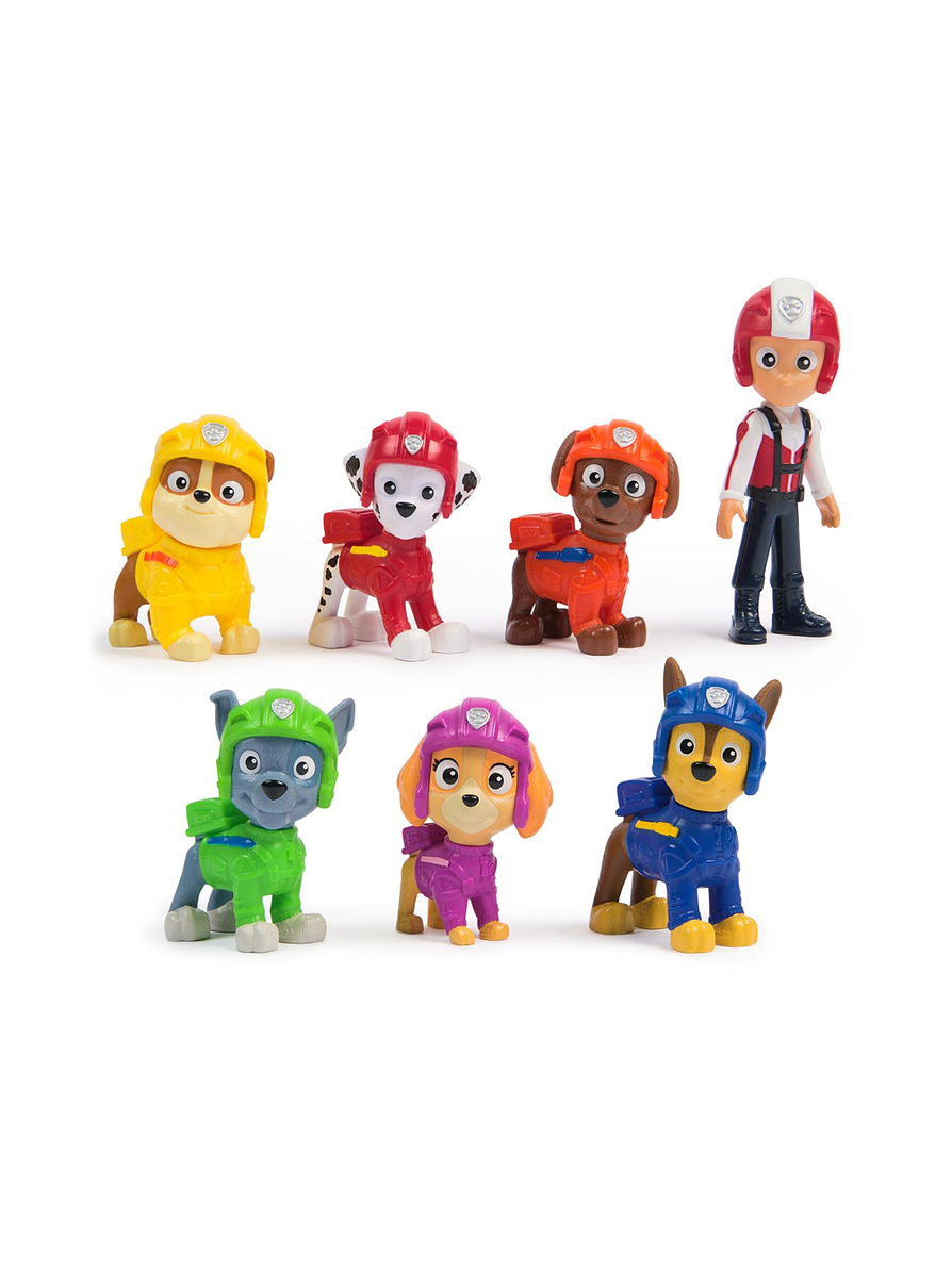 Set 7 Figuras Paw Patrol Rescate Aéreo 3