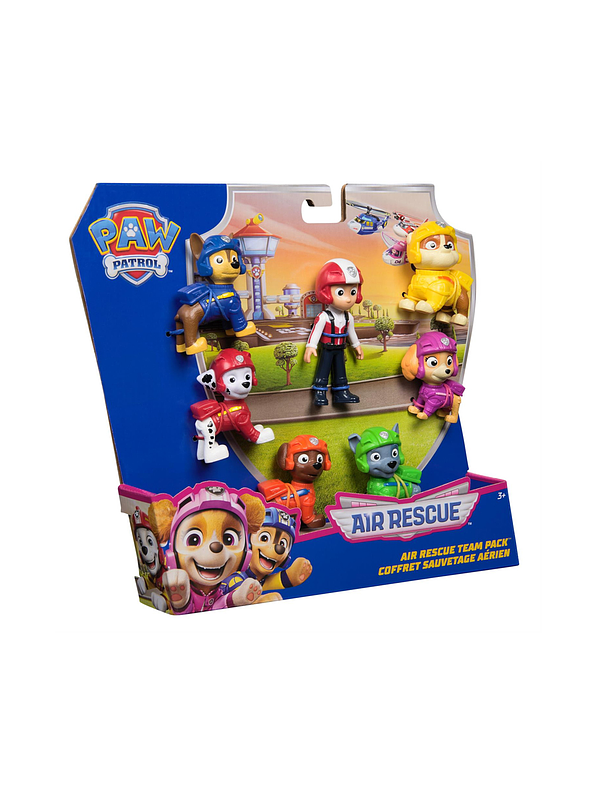 Set 7 Figuras Paw Patrol Rescate Aéreo 4