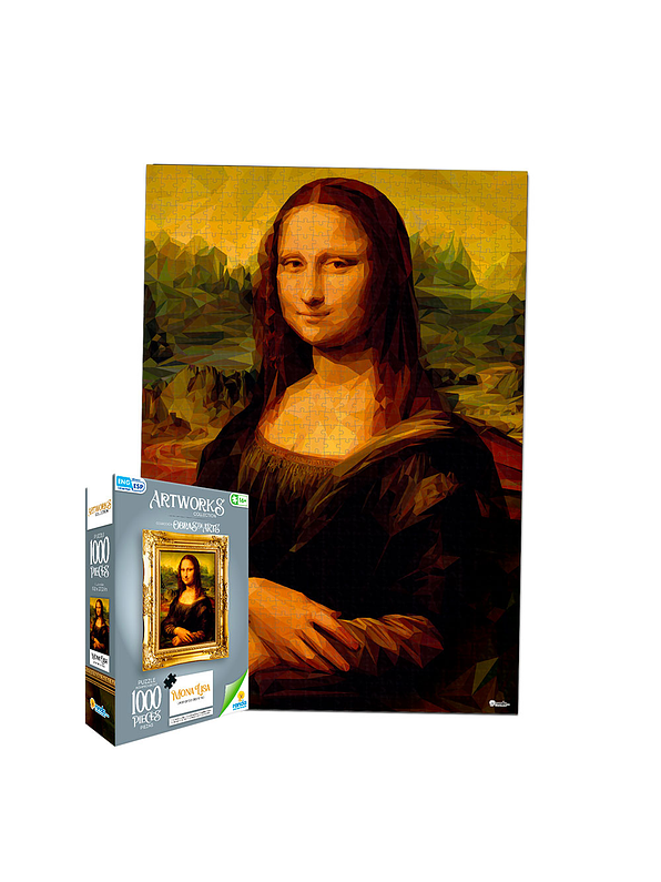 Rompecabezas X 1000 Piezas La Mona Lisa  1