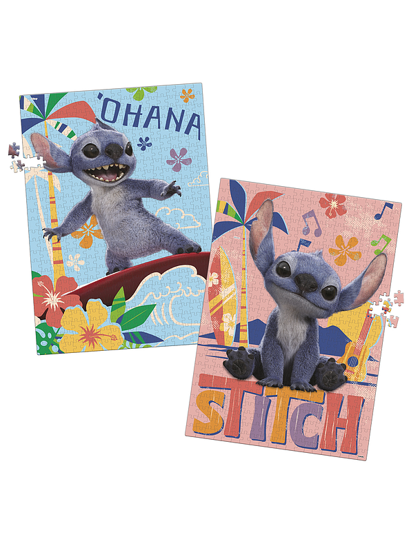 Rompecabezas 2 x 500 Piezas Stitch 3