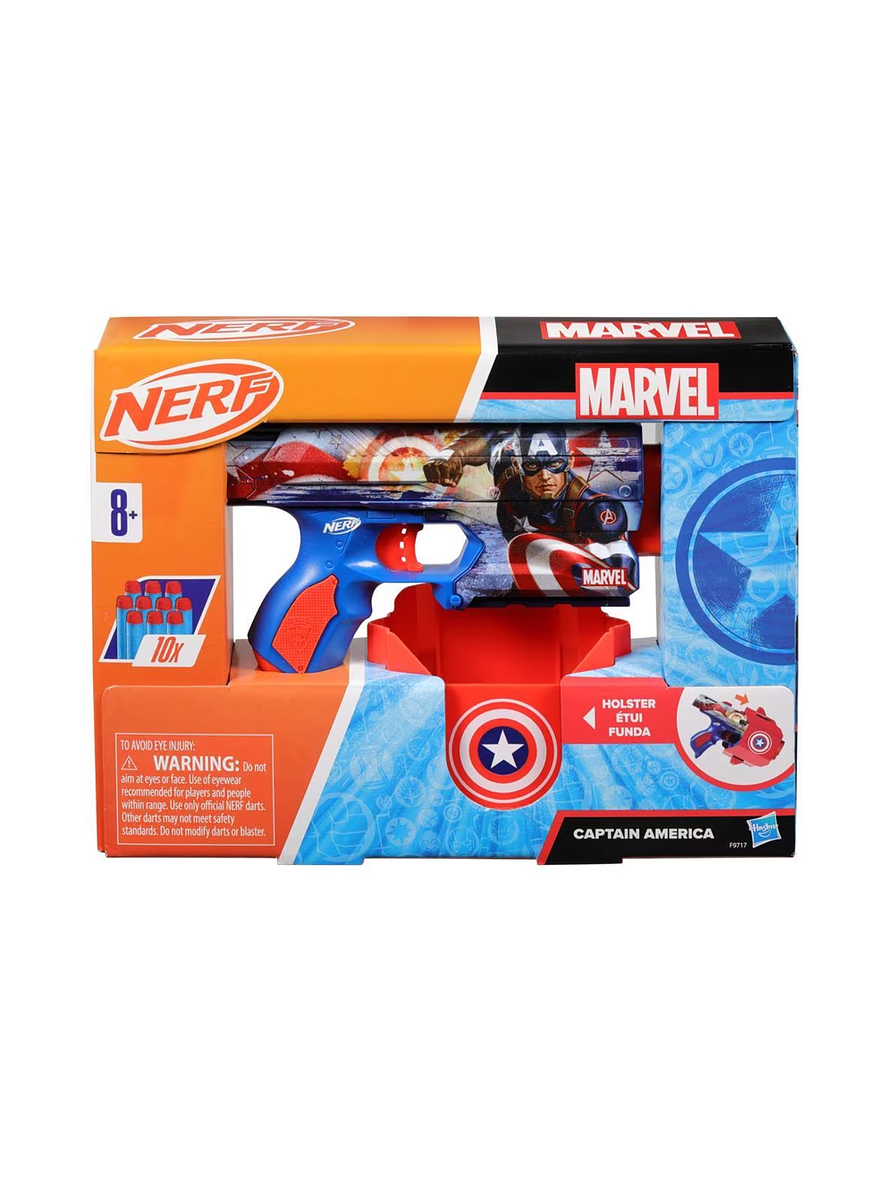 Nerf Marvel Capitán América Hasbro  1