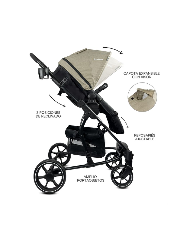 Coche Prima Beige 4