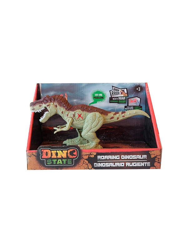 T-Rex Dinosaurio Rugiente Luces y Sonidos Dino State 1