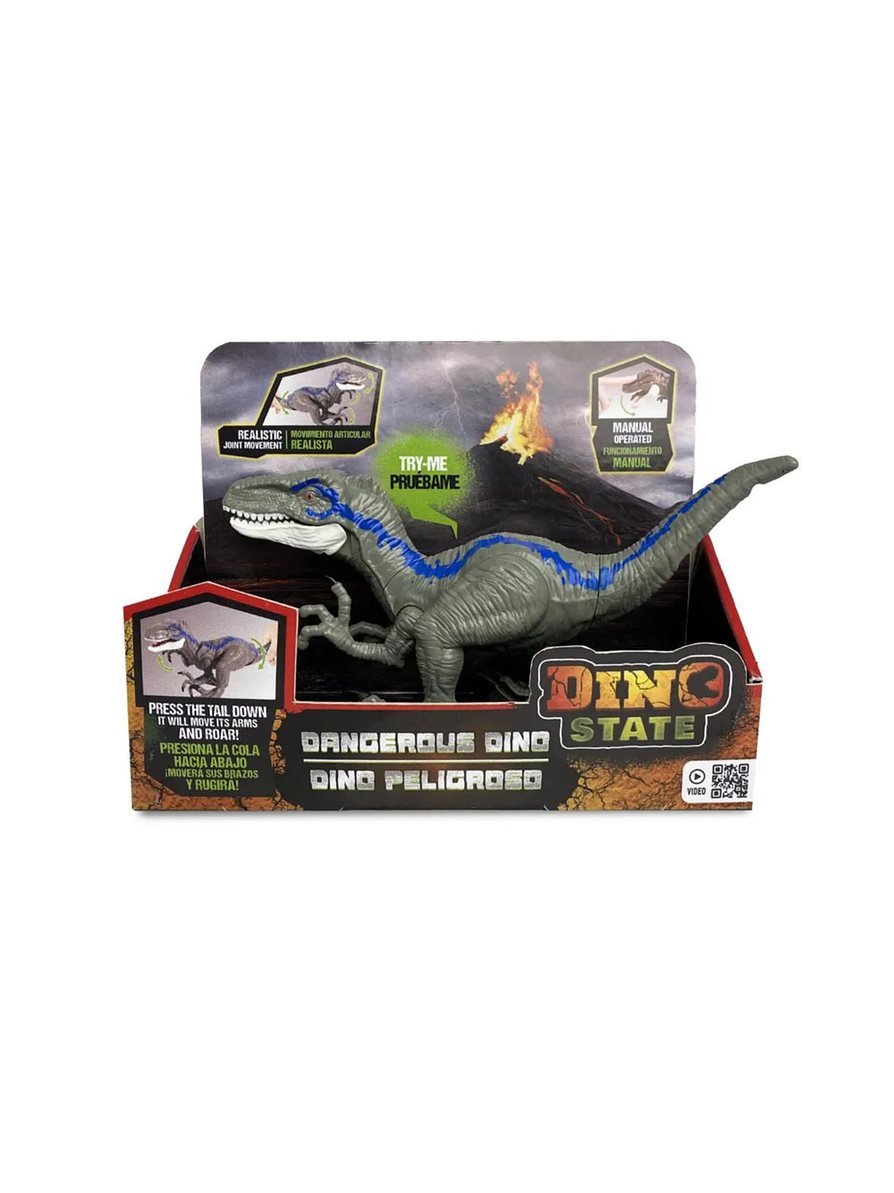 Velociraptor Dino Peligroso Sonidos Dino State 1
