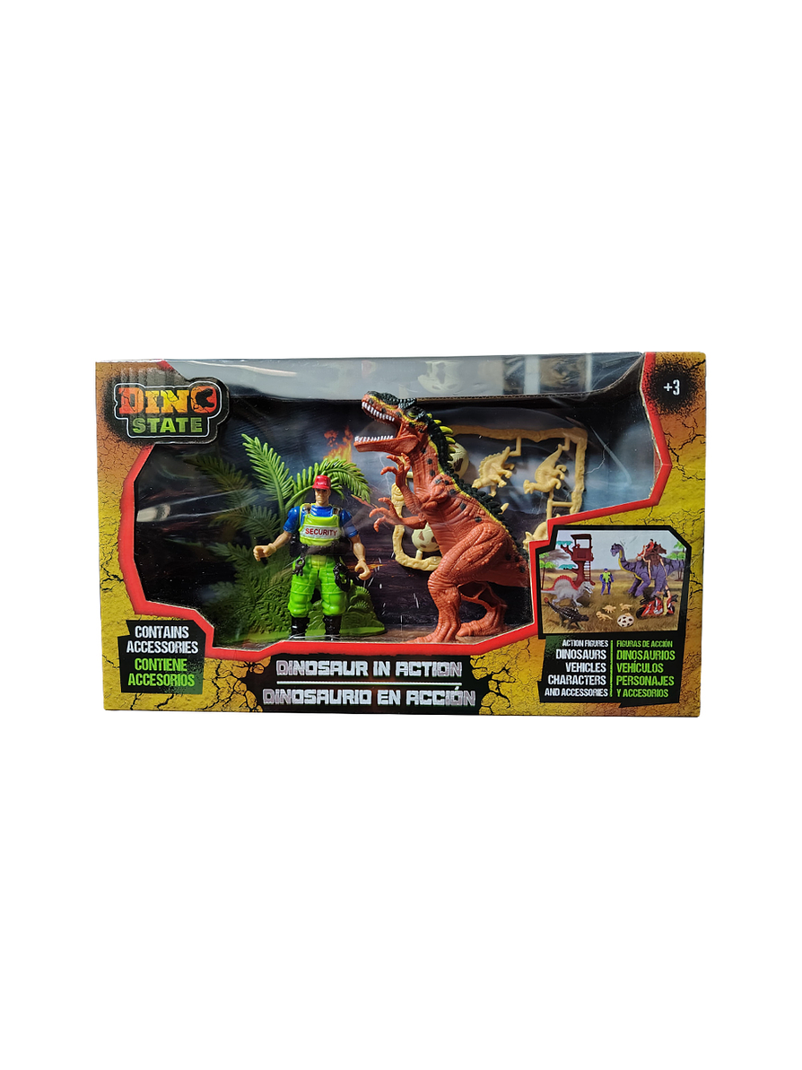 Set Dinosaurios en Accion Dino State 1