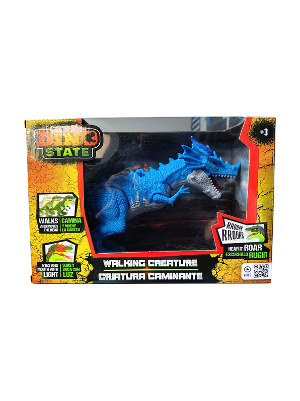 Criatura Caminante Luces y Sonidos Dino State Colores Surtidos 1