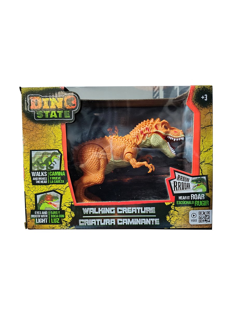 Criatura caminante luces y sonidos Dino State figuras surtidas 1