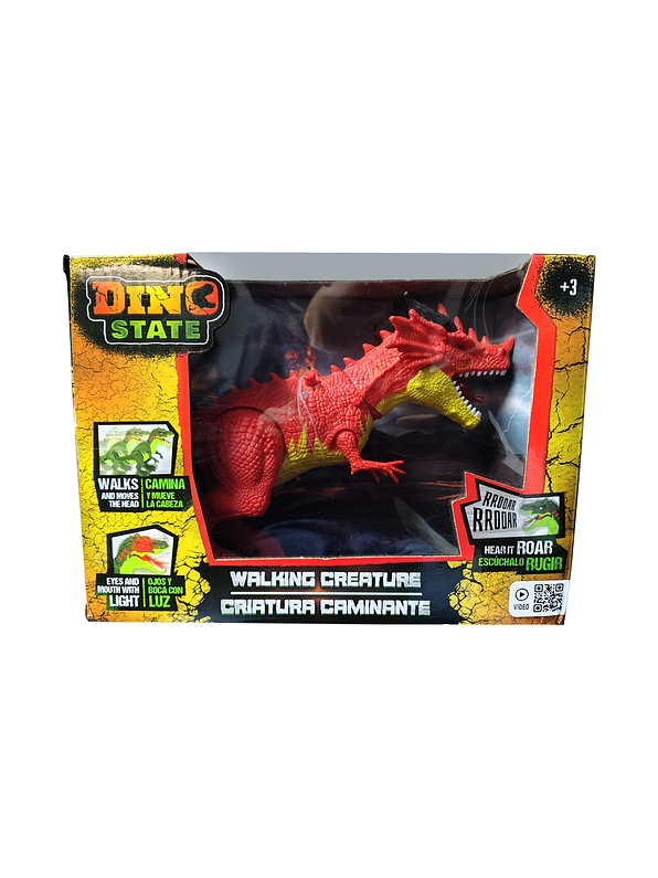 Criatura Caminante Luces y Sonidos Dino State Colores Surtidos 2