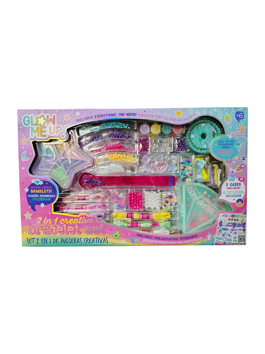 Glow Me Up Set de Pulceras 2 en 1  1