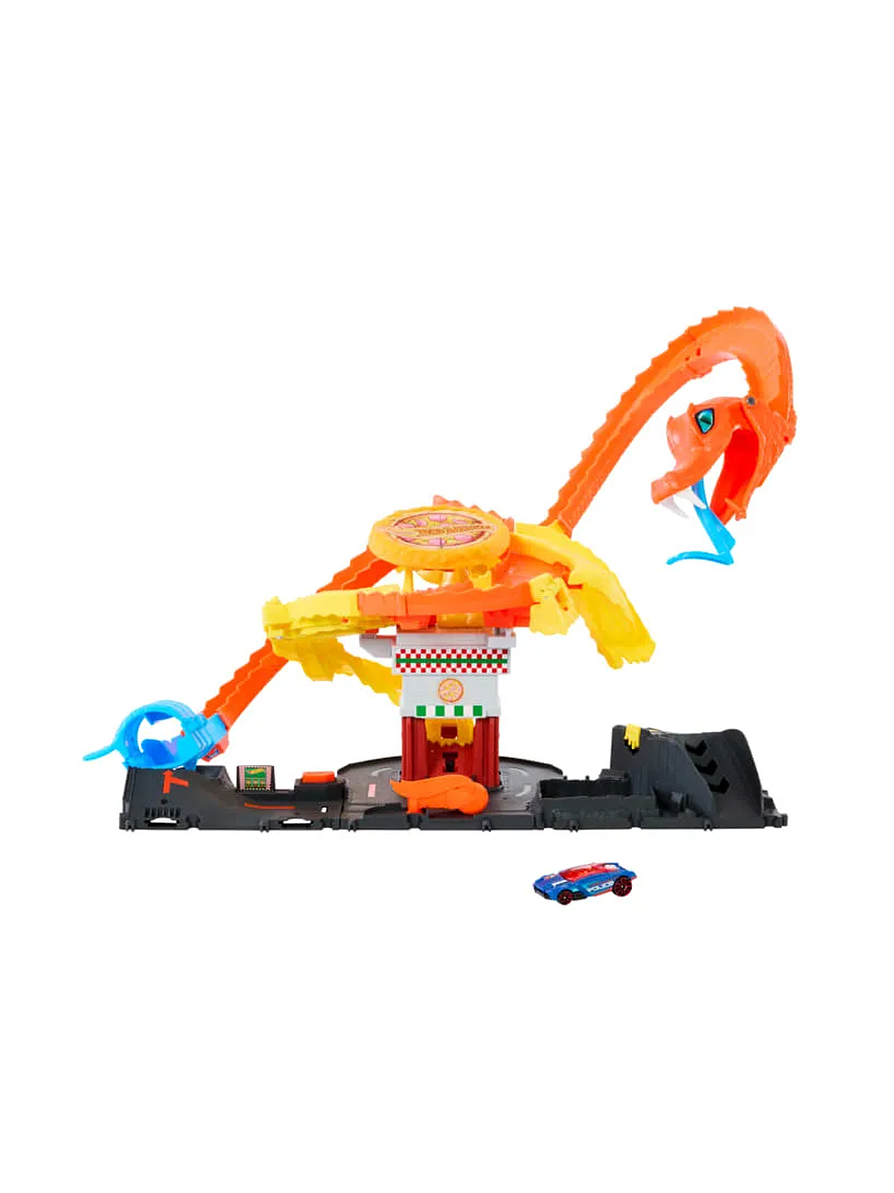Hot Wheels City Ataque Pizza Slam Cobra 2