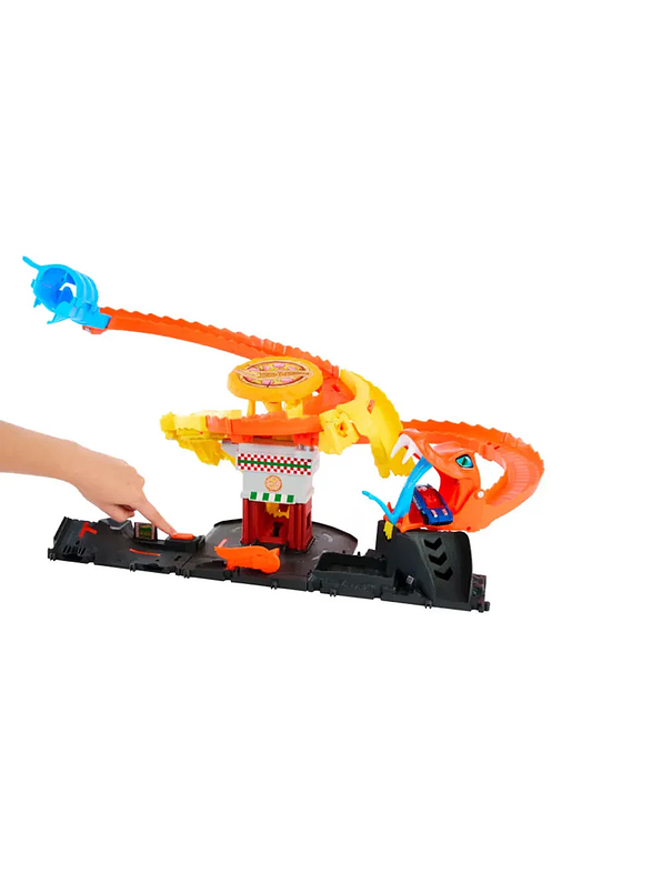 Hot Wheels City Ataque Pizza Slam Cobra 5