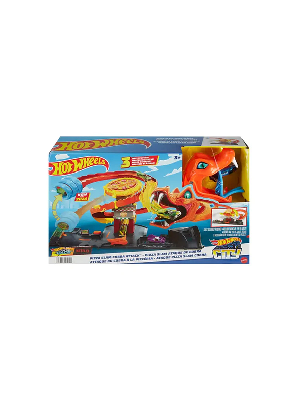 Hot Wheels City Ataque Pizza Slam Cobra 1
