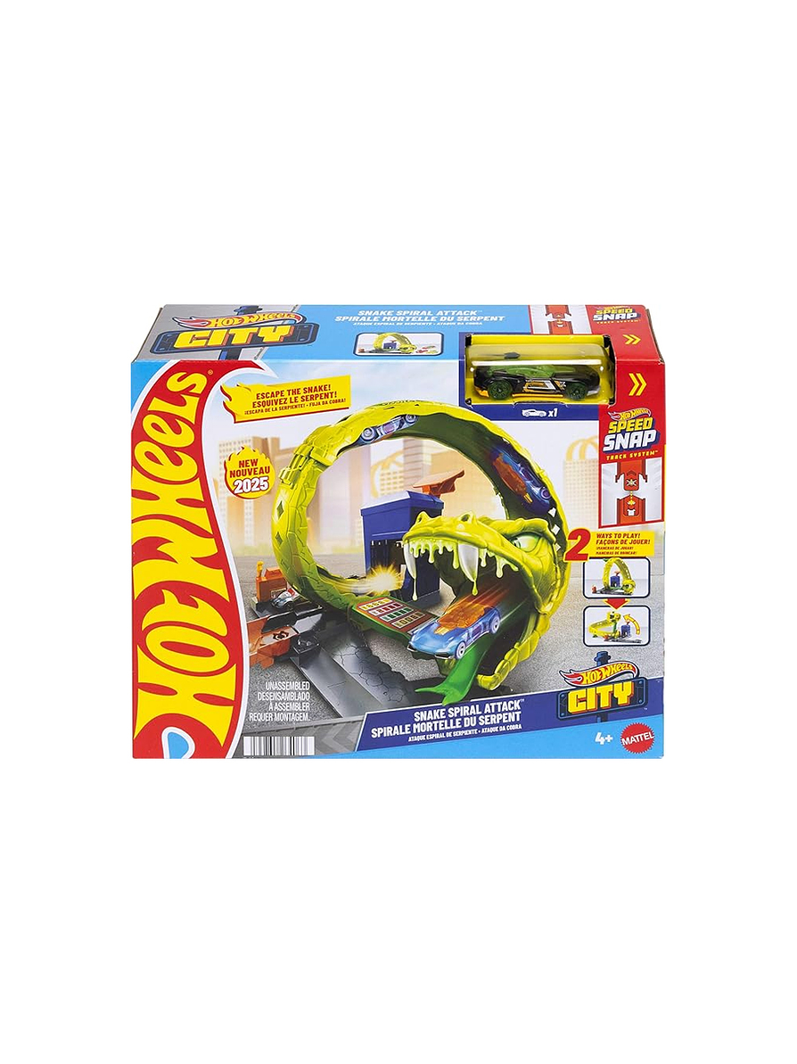 Hot Wheels Ataque Espiral De Serpiente 1