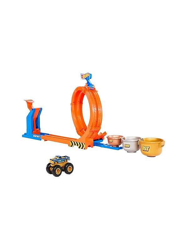 Hot Wheels Monster Trucks Lanza Para Ganar 3