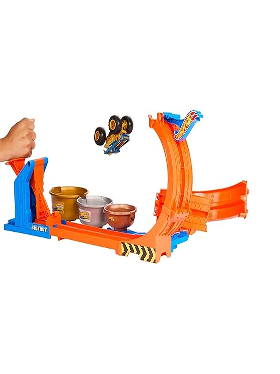 Hot Wheels Monster Trucks Lanza Para Ganar 4