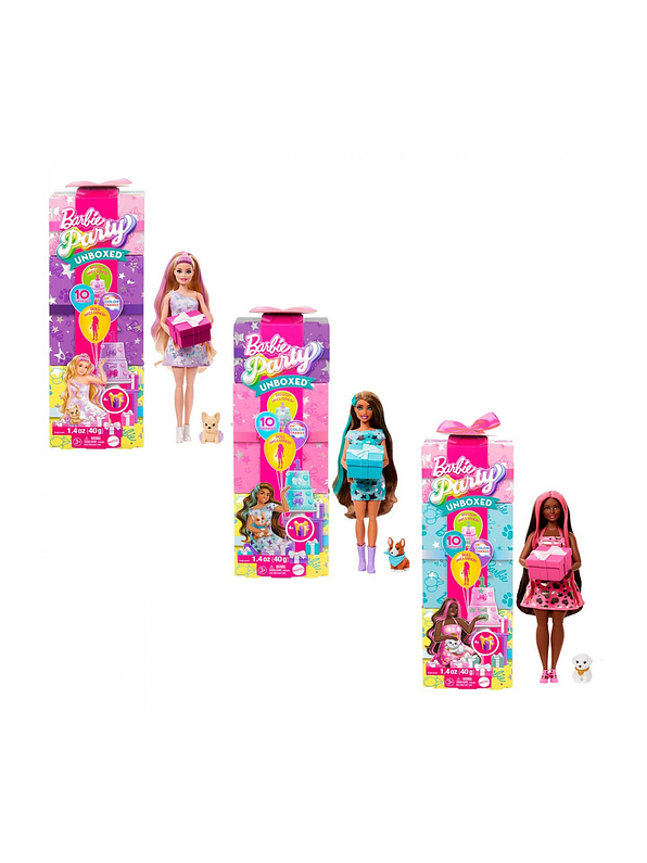 Barbie Party Unboxed Sorpresa 1