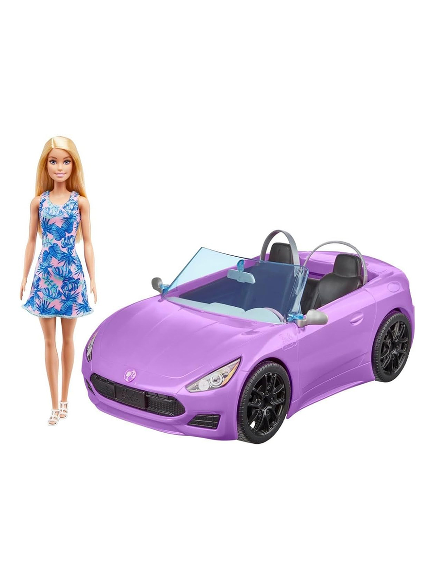 Barbie Coche Convertible Purpura 1